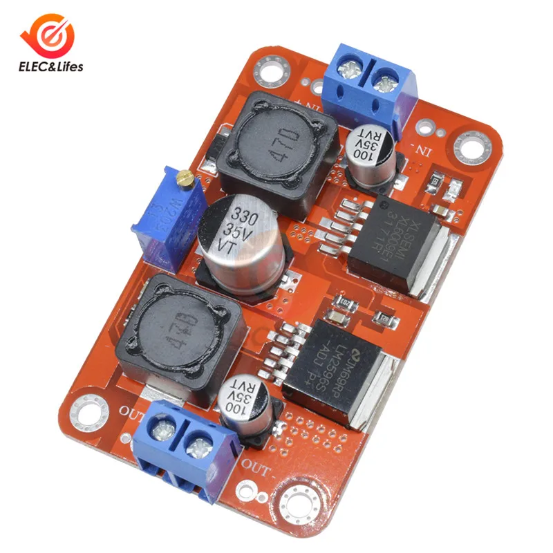 Buck DC-DC Adjustable Step Up Down Converter XL6009 Power Supply Module Output Voltage 1.25V-26V Solar panels | Обустройство дома