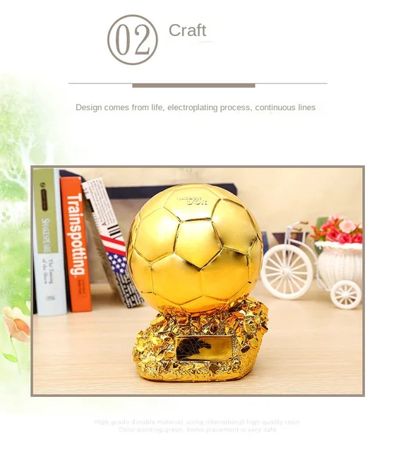 Golden Ball Trophy Football, Replica Football Trophies