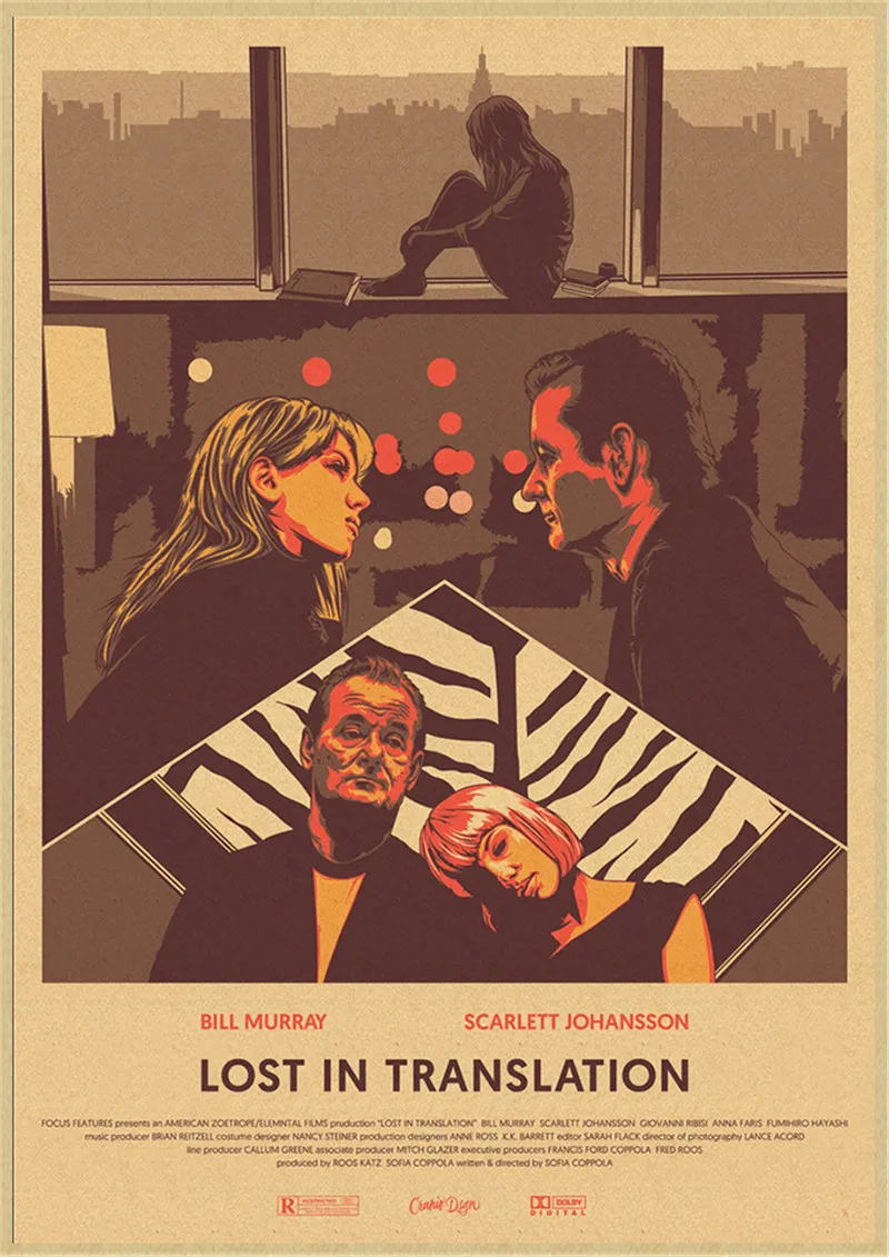 Lost in Translation Movie Kraft Paper Poster Art Print Wall Pictures Living  Room Home Decor - AliExpress, image size:800x1131
