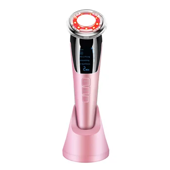 

Promote Cream Absorption Vibration Wrinkle Removal Hot Cold Face Massager Light Therapy Skin Tightening Lifting Machine EMS ABS