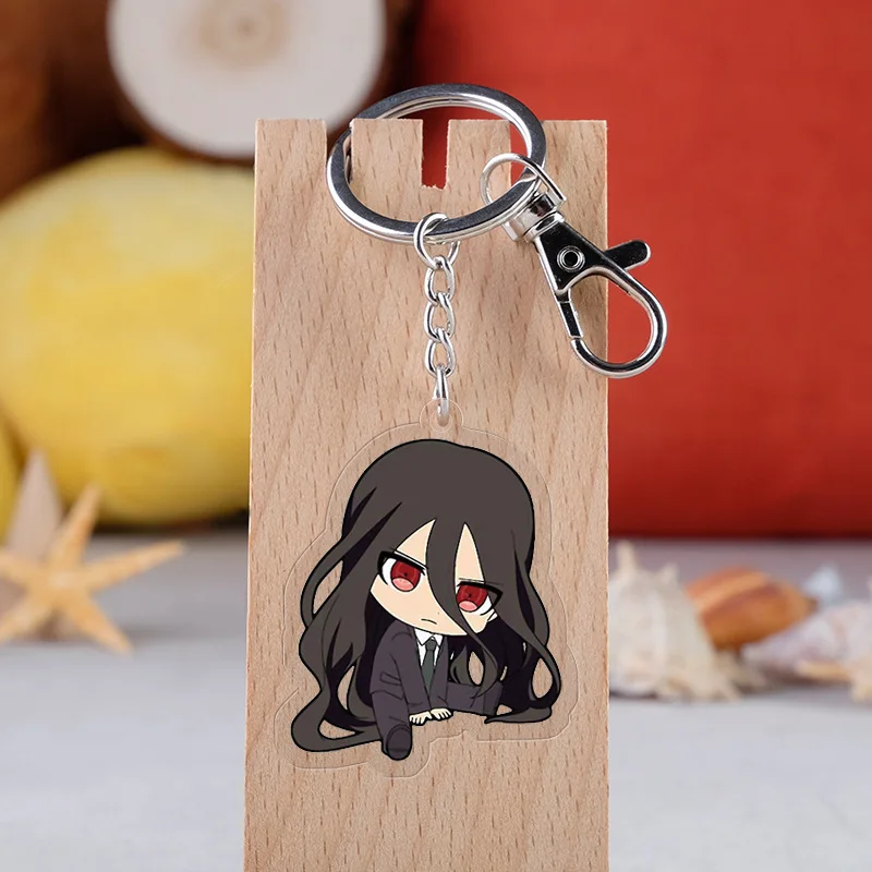 Danganronpa monokuma Naegi Makoto Kirigiri Kyouko Maizono Monomi Key Chains Two-sided Keychain Cosplay Acrylic Pendant Keyring