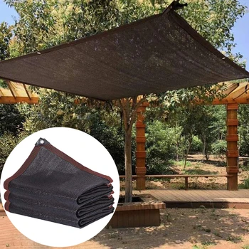 

6.5x15ft Cover Patio Shade Cloth Summer Garden Outdoor Sunshade Net UV Resistant Fabric PE Mesh Greenhouse Plant Kennels