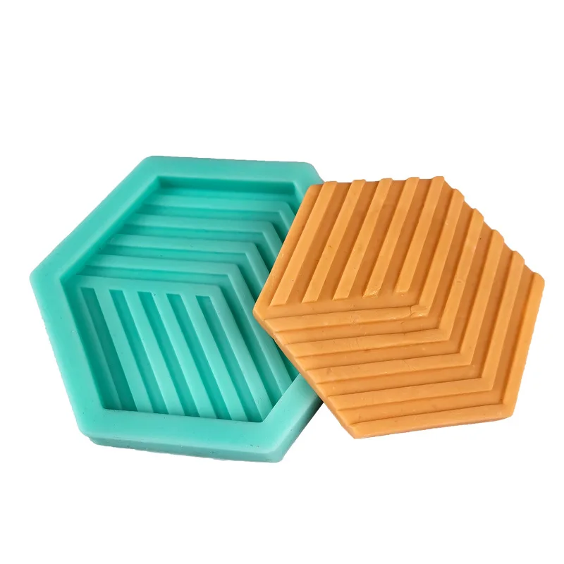 

DIY Coaster Silicone Mold, Resin Molds for Casting Hexagon Coaster Mold Epoxy Resin Mold for Resin DIY Making Tools
