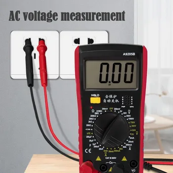 

Portable LCD Digital Multimeter Handheld Voltage Meter Tester For Household Appliances Multimeter Tester A9205B
