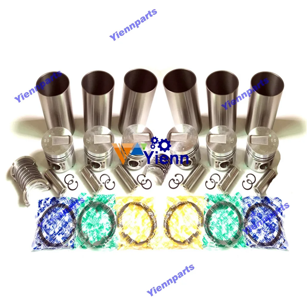 

S6S капитальный ремонт Ремонтный комплект с непрямой впрыск поршень для специального перевозчика Mitsubishi LD400 дизельный двигатель S6S-E1DT