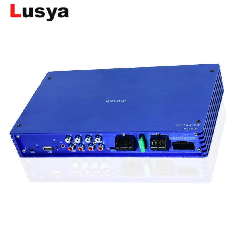 

Dsp Car Bluetooth 31 Segment audio EQ Phone/Computer Tuning Digital Lossless 4*90W+2*220W 5.1 Channel amplifier subwoofer