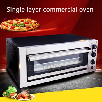 Online Commercial Oven Electric Oven Single Layer Cake Bread Oven With Timing Electric Oven Commercial Pizza Oven High Power 4200W