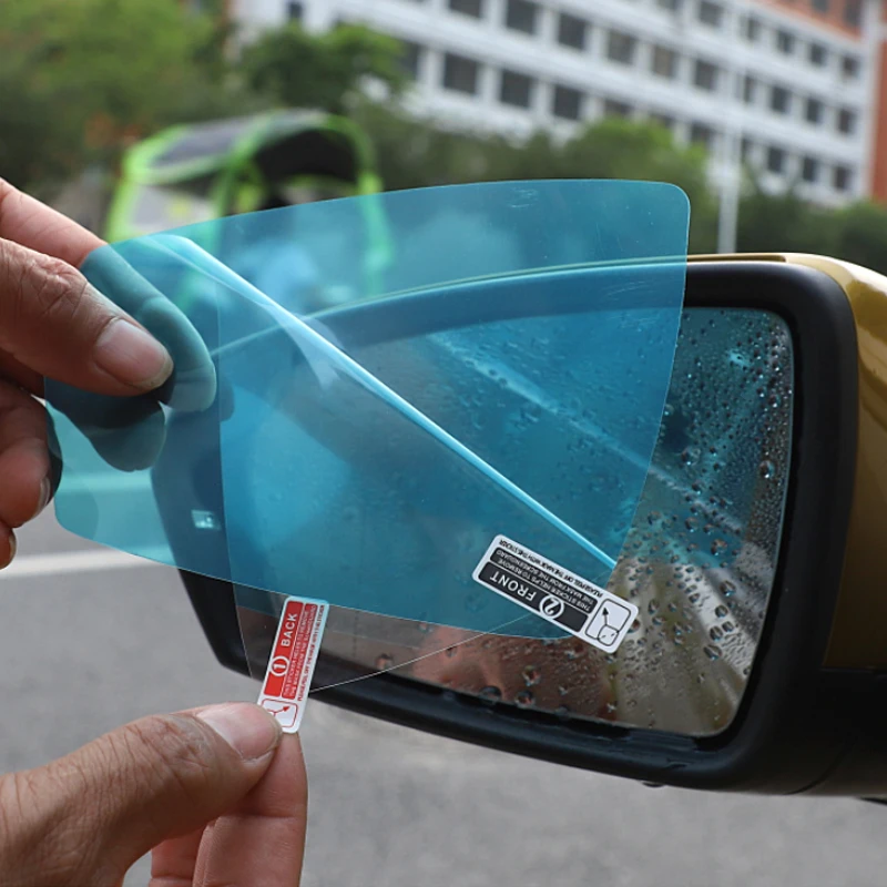 2 шт Анти туман окна автомобиля прозрачная пленка на зеркало заднего вида автомобиля для Volkswagen Polo Virtus MK6 AW-настоящее время водонепроницаемые наклейки