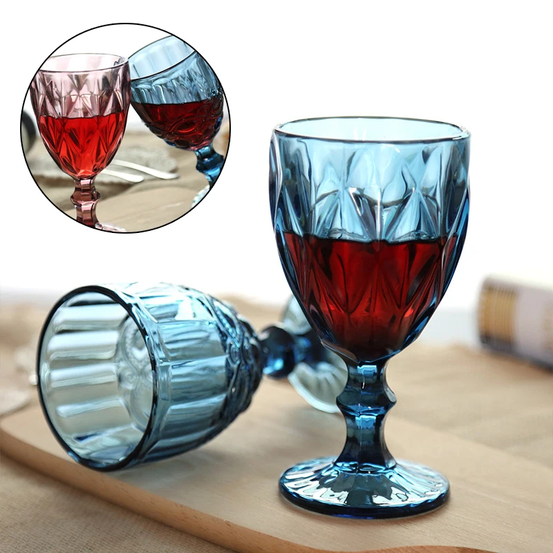 Многоцветный резной бокал для вина Кубок Свадьба лучший подарок Винтаж бокал для красного вина для столовой барная питьевая вода виски чай подарок