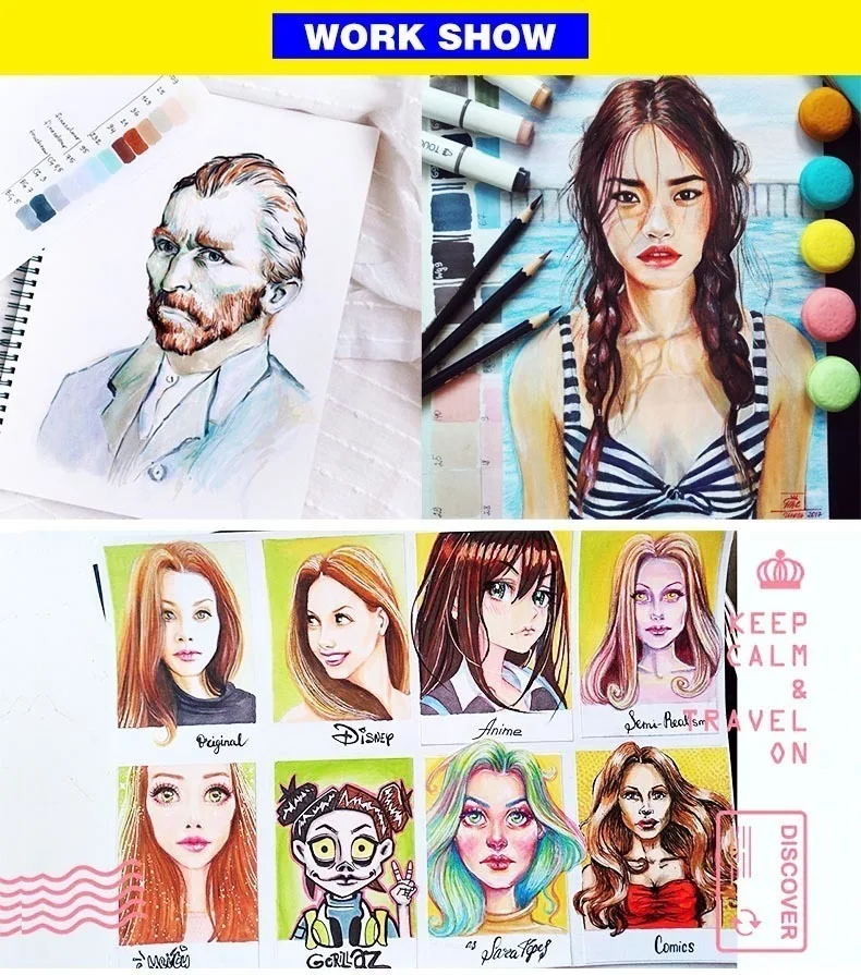 TOUCHNEW-30-40-60-80Color-Dual-Head-Art-Marker-Set-Alcohol-Sketch-Markers-Pen-for-Artist