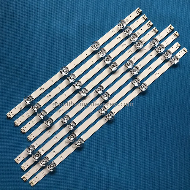 

New 10set=80 PCS LED strip replacement For LG 47LB6300 47GB6500 innotek DRT 3.0 47 inch A B 6916L-1715A 1716A 6916L-1961A 1962A