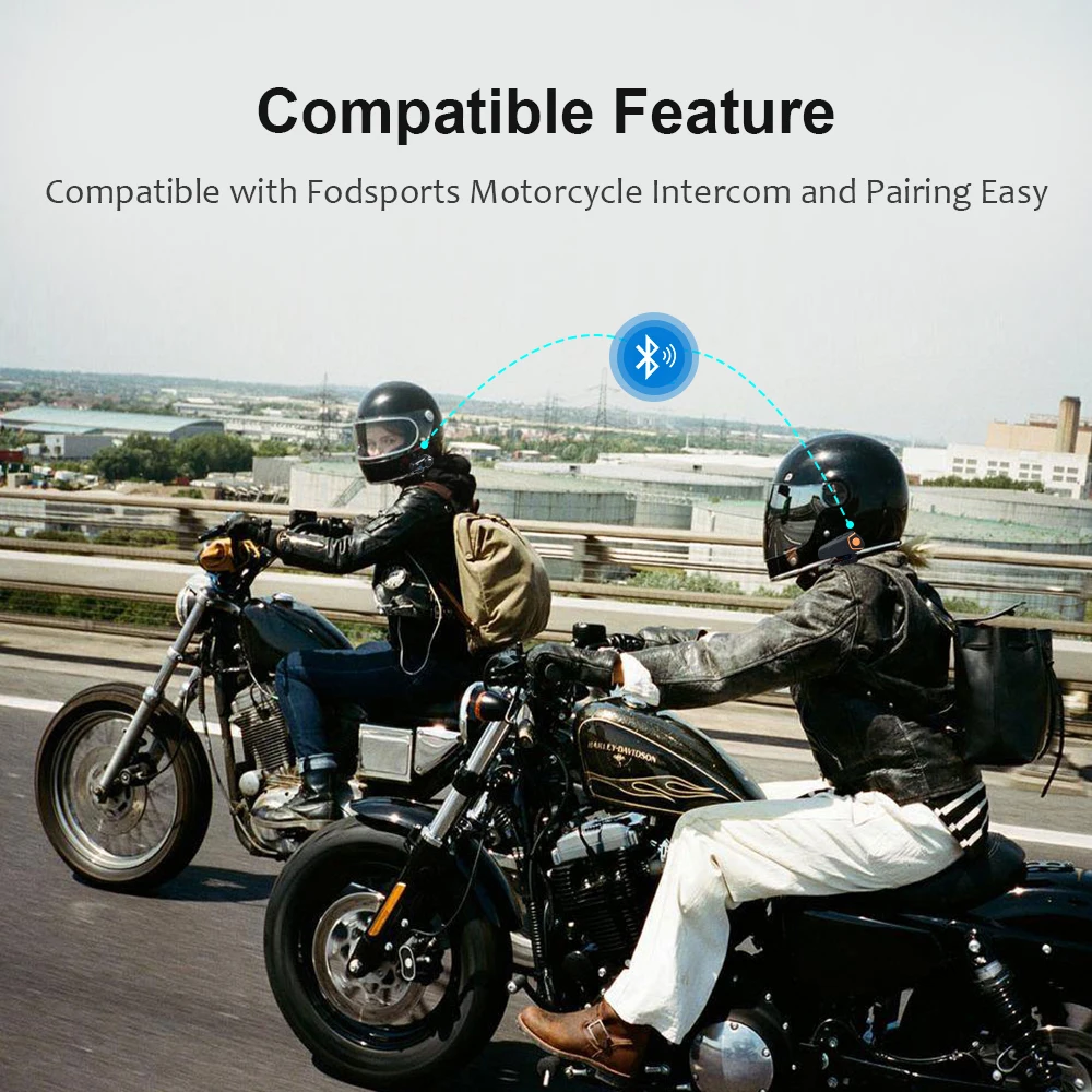 Fodsports BT S2         Ŀ FM  BT-S2 Intercomunicador Moto 1000M