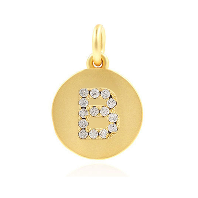 Letter Charms for Jewelry Making Supplies Charm Accessories Finding Diy Bracelet Necklace Earring copper Mosaic CZ 1pcs