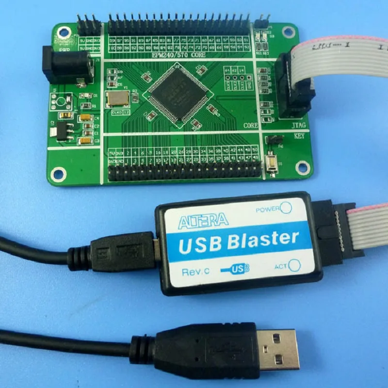 ALTERA MAX II EPM570 CPLD плата ядра и USB Blaster FPGA программатор загрузчик JTAG PLD комплект