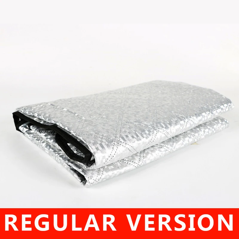 Windschutzscheibe Abdeckung Auto Schnee Abdeckung Auto Windschutzscheibe  Abdeckung Schnee Protector Eis Blockiert Frontscheibe Protector Silber  Beschichtet Tuch - AliExpress