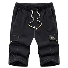 Мужские шорты Карго s, Летние повседневные шорты с карманами для фитнеса, модные мужские шорты для бега размера плюс 3XL, спортивные штаны, мужская одежда