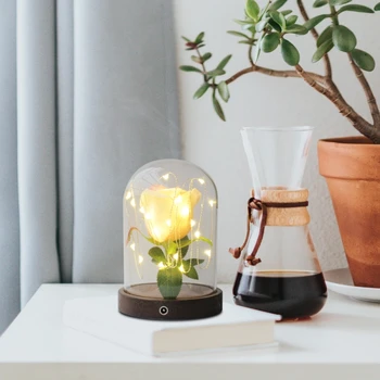 

Five Colors Handmade Preserved Rose Forever Rose In A Glass Best Gifts For Mothers Day, Anniversary, Wedding, Birthday Gifts