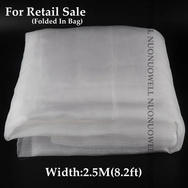 Width 2.5m 100 сетка для борьбы с вредителями сетка для ухода за овощами фруктами растениями защитная сетка для теплицы защита от комаров тля вредителями отвергающая садовая сетка - Цвет: Width 2.5m