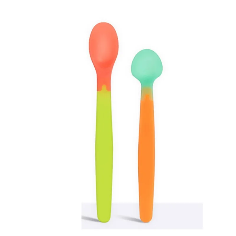 

Baby Spoons Feeding Dishes Tableware for Children Flatware Cutlery Baby Self Feeding Infant kids Learning Tableware Dishes
