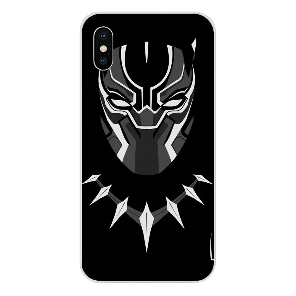 Комиксы Marvel черные Пантеры защитная пленка из термополиуретана для Apple iPhone 4 4s 5 5C