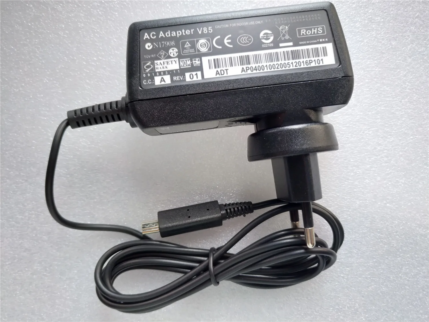 12V1.5A 10.1 inch touch tablet charger for Acer Iconia Tab A510 A511