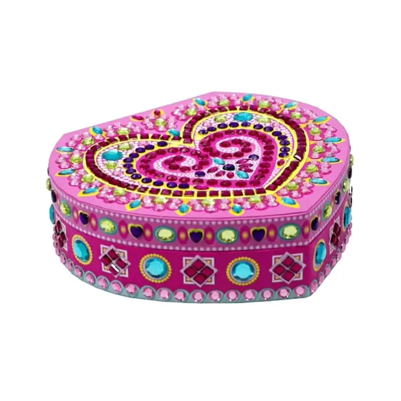 

Diamond Painting Jewelry Box for Girls Necklace and Earring Organizer