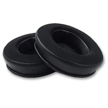 

1 Pair Leather Earpads Round Foam Ear Pads Cushions Cover for Kraken 7.1 Chroma V2 USB Gaming Pro V2 Headphone
