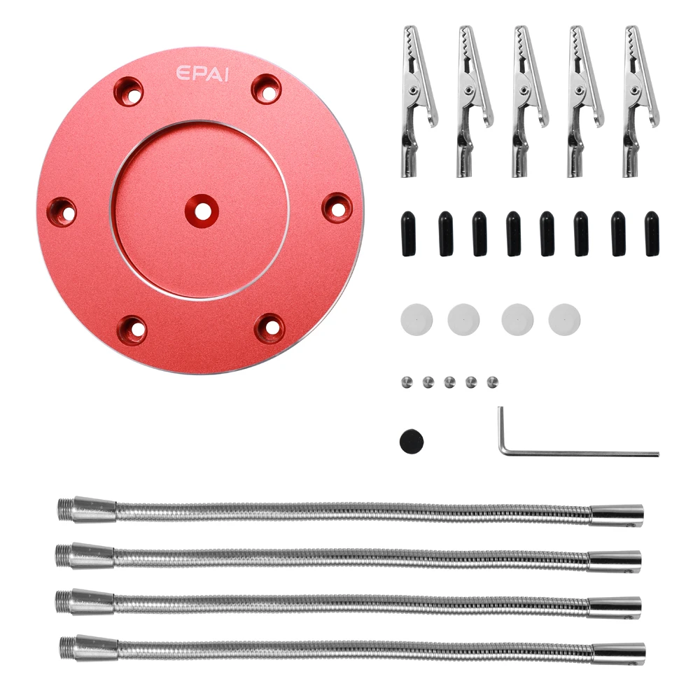 

Hot Multifunctional Stainless Steel Soldering Helping Hands with 4pcs Flexible Arms for Circuit Board Welding Auxiliary Tools
