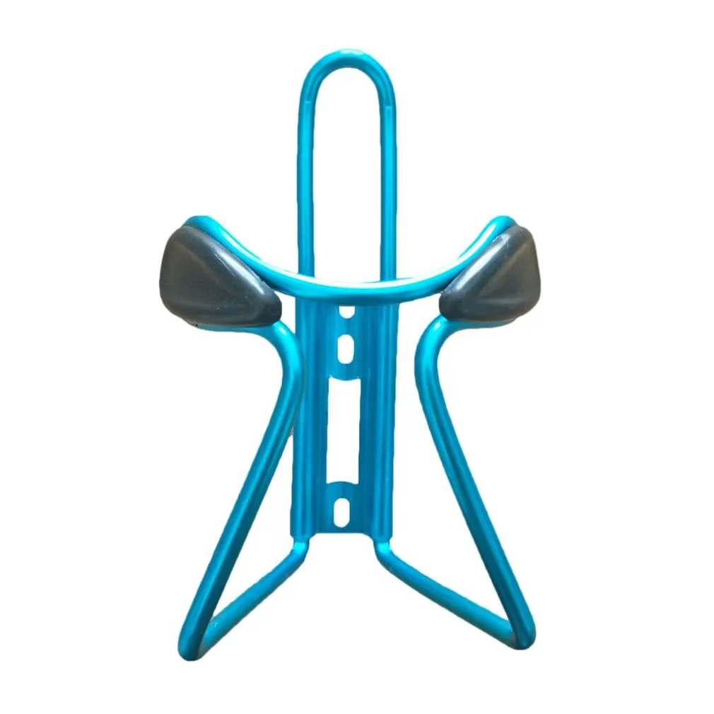 Синий Durable Aluminum Alloy Mountain Bike Water Bottle Holder Bicycle Bottle Rack Cycling Cup Bar Mounted Cup Bottles Shelf - Цвет: Синий