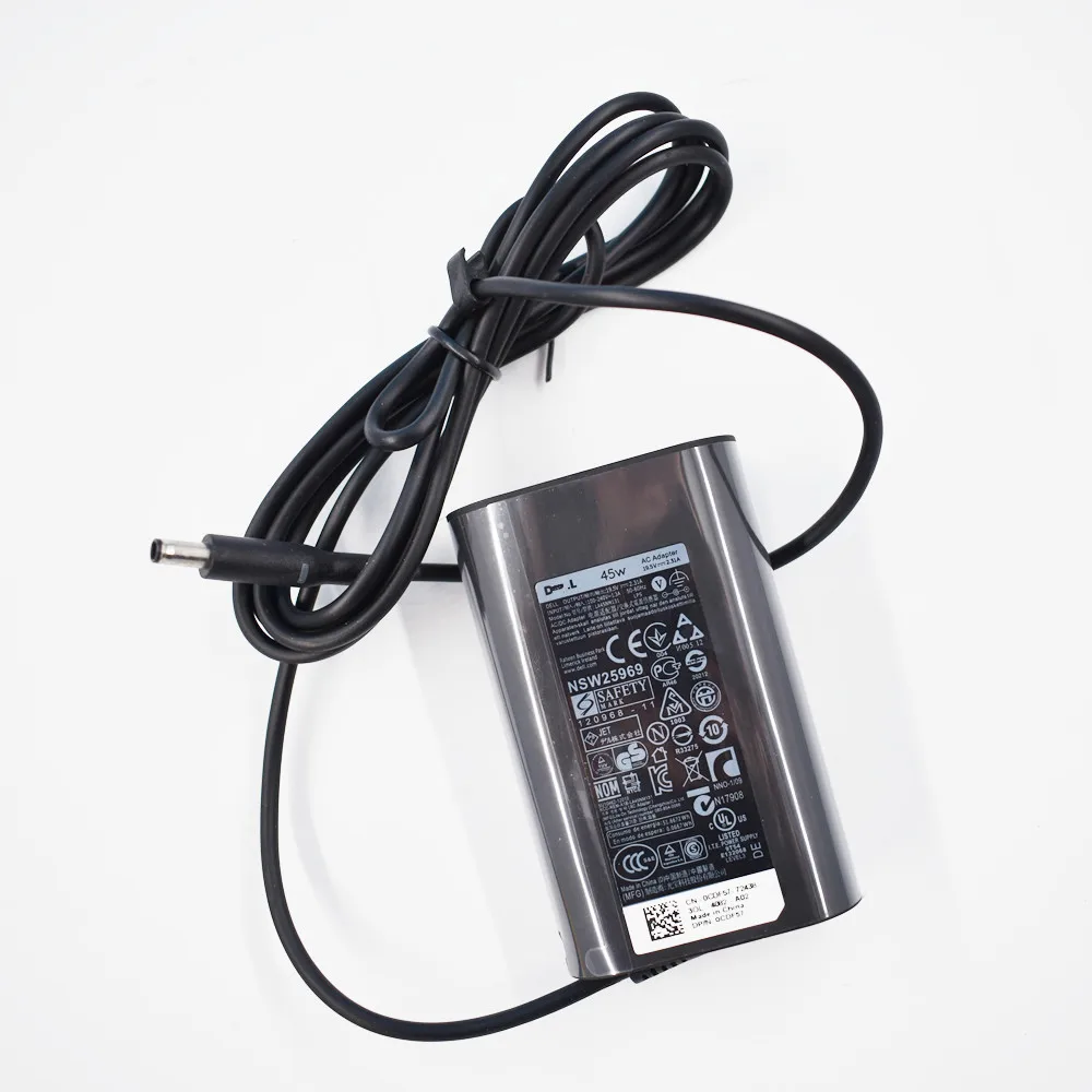 45 Вт AC Зарядное устройство подходит для Dell Inspiron 5368 5378 7347 7348 7352 7353 7359 7368 7378 3451 3452 3458 5451 5458 ноутбук адаптер переменного тока Мощность