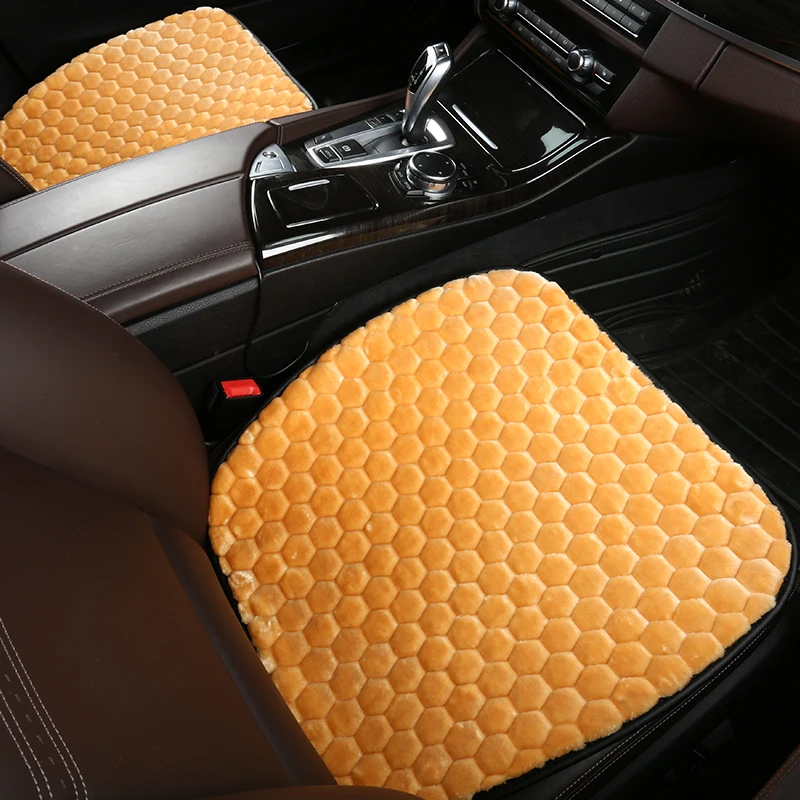 Набор чехлов для автомобильных сидений, универсальные автомобильные подушки для сидений, автомобильные аксессуары для Mini Cooper, Tesla, UAZ Patriot, Zotye T600, защита стула - Название цвета: Yellow