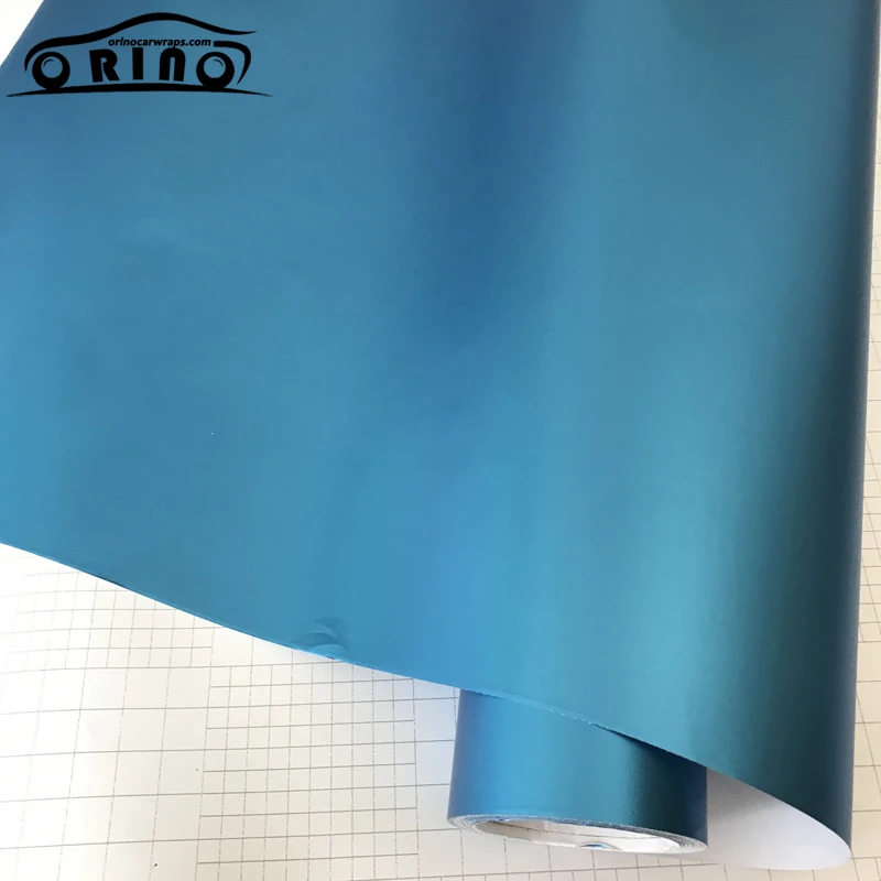 Light Blue Metallic Vinyl Film Wrap-4