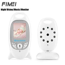 Беспроводной видеоняня с ночным видением, двухсторонняя радио, Детская камера, электроника, температура, монитор для сна, камера VB601