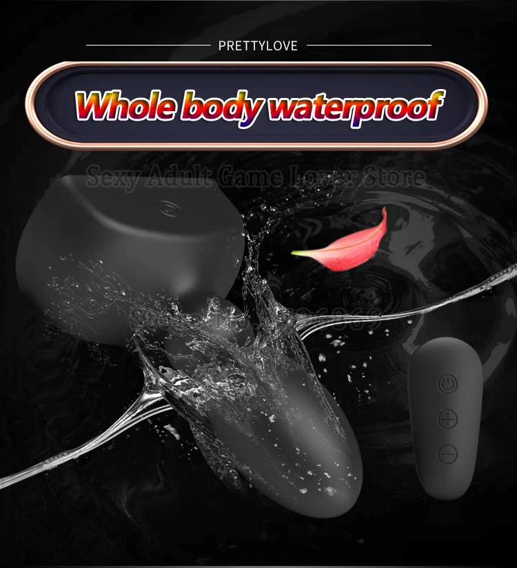 Plug Anal Inflável Vibratório Dilatador de Próstata Mr-Play Buttplug