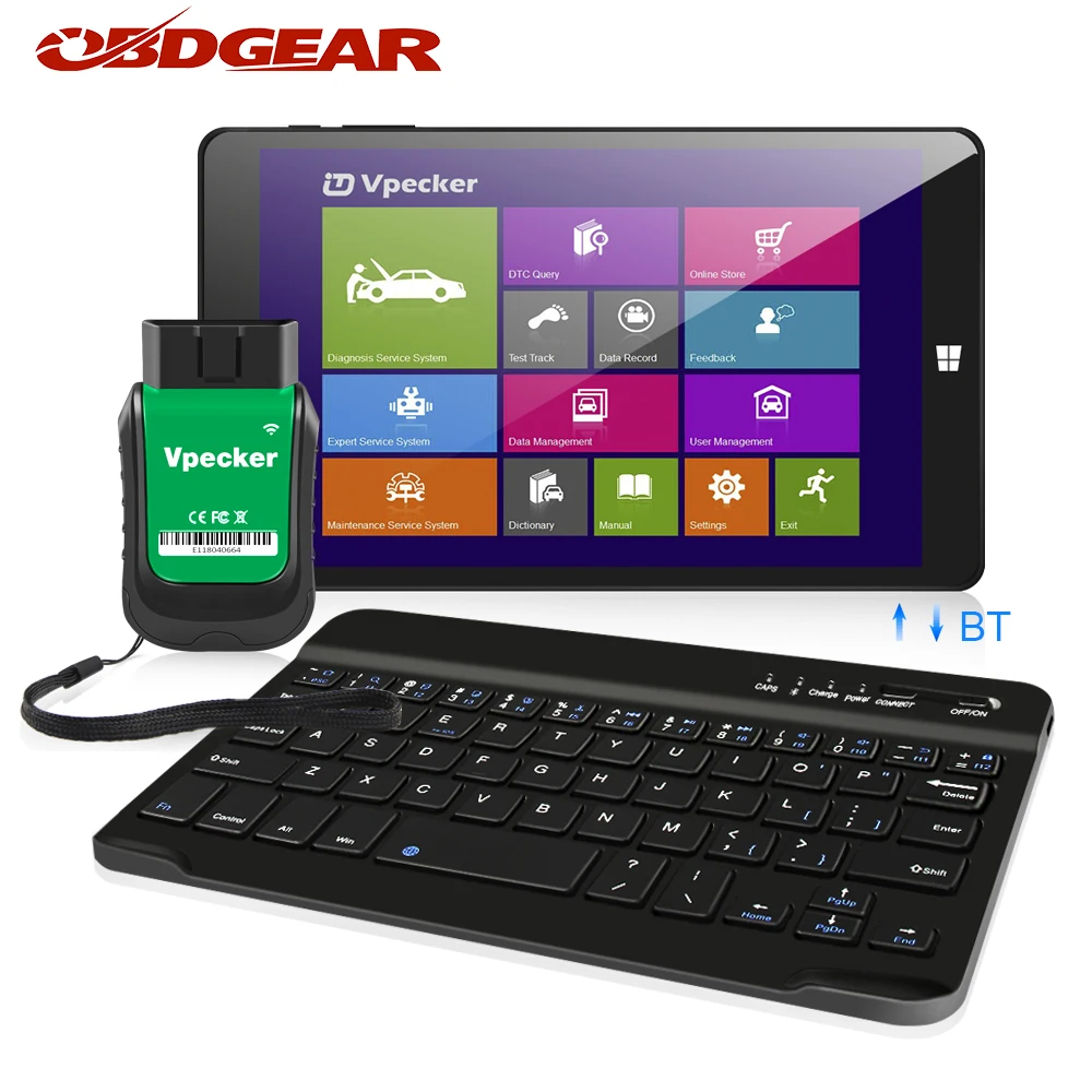 Новейший сканер Vpecker Easydiag E1 OBD2 Wifi OBD 2 с полным диагностическим инструментом Tablet