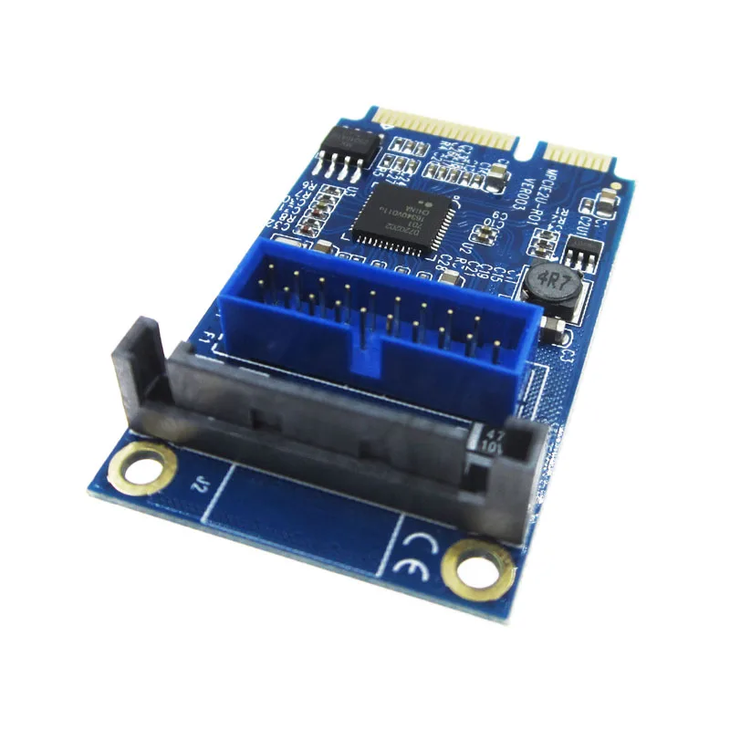 Мини 4 порта PCI-E слот для карты экспресс расширения к USB 3,0 USB 2,0 адаптер карты