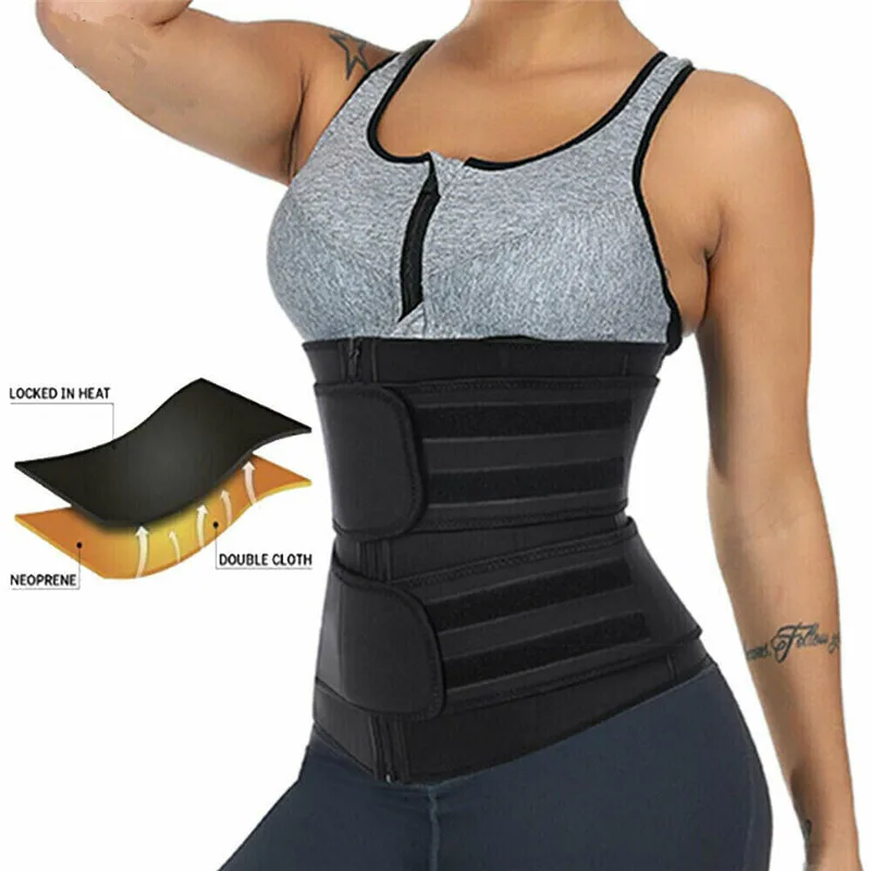 Женский тренажер для талии неопреновый пояс сауна пот тела формирователь, утягивающий живот тонкий Талии Тренажер Пояс-утяжка пояс для пота