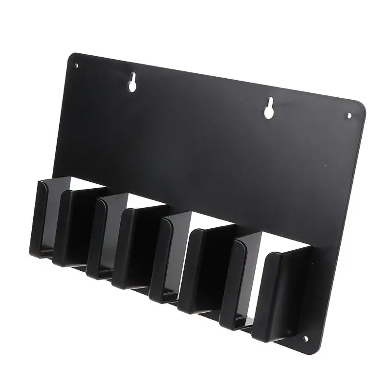

Wall Mounted Barber Hair Clipper Storage Rack Salon Accessories Holder Stand Tool X7YB