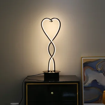 

Nordic fashion simple creative heart lamp