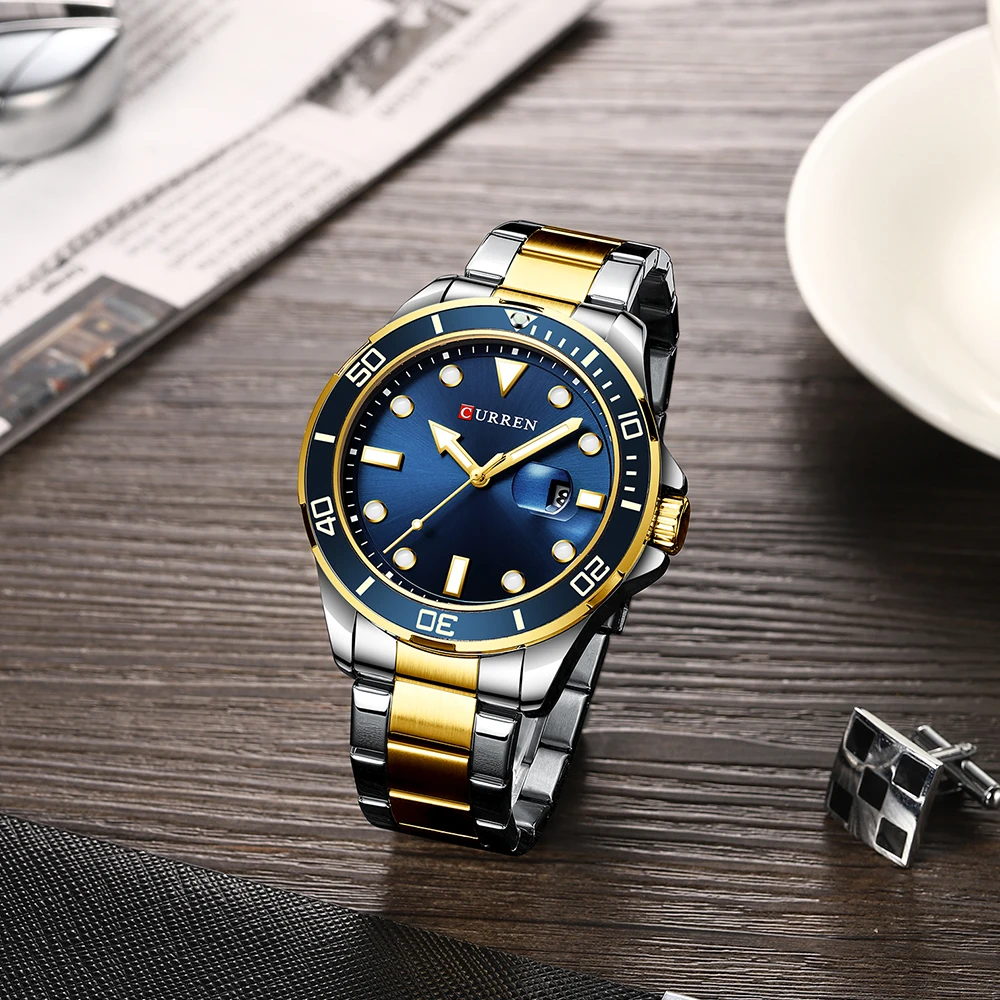 Curren *出品 Men's Curren Watch | Men Watch Curren | Writwatches | Clock