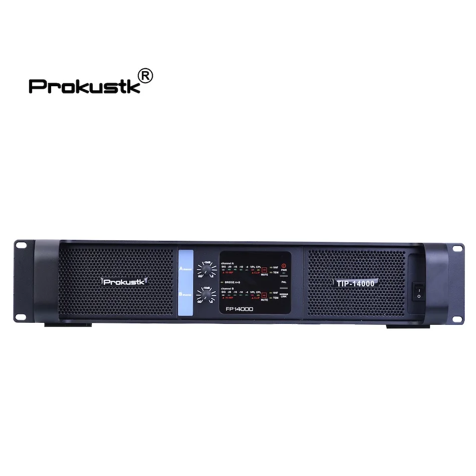 2CH 2*2350 Watts Class TD 14000 Professional Power Amplifier DJ Subwoofer for Double 18inch speaker Poweramp Prokustk TIP14000 audio power amplifier