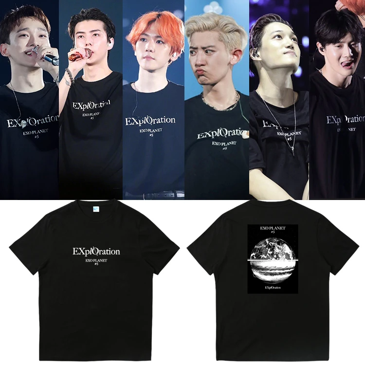 Kポップkpop Exo Planet 5 Tシャツ女性半袖tシャツ女性原宿ストリートヒップホップtシャツk Pop Exo Planet 5 Tシャツ T Shirts Aliexpress Kポップkpop Exo Planet 5 Tシャツ女性半袖tシャツ女性原宿ストリートヒップホップtシャツk Pop Exo Planet 5 Tシャツ T Shirts Aliexpress