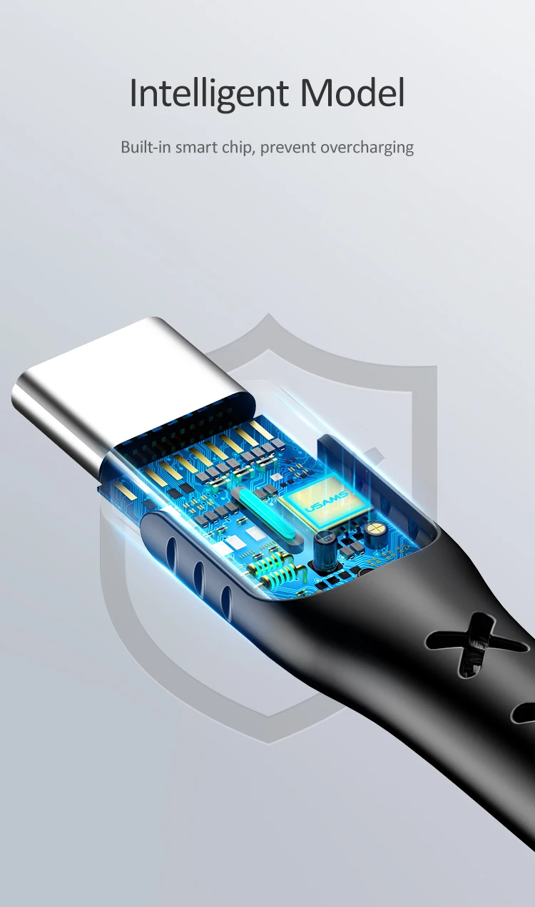 USAMS usb type c кабель 5A быстрое зарядное устройство для huawei P20 lite mate 20 mate 30 pro Быстрая зарядка данных Android 0,5 м 1 м 2 м светодиодные фонари