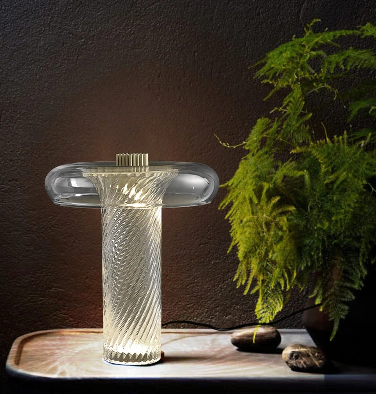newest clear glass modern table lamp table light reading light LED table light nordic light latest design table lamp