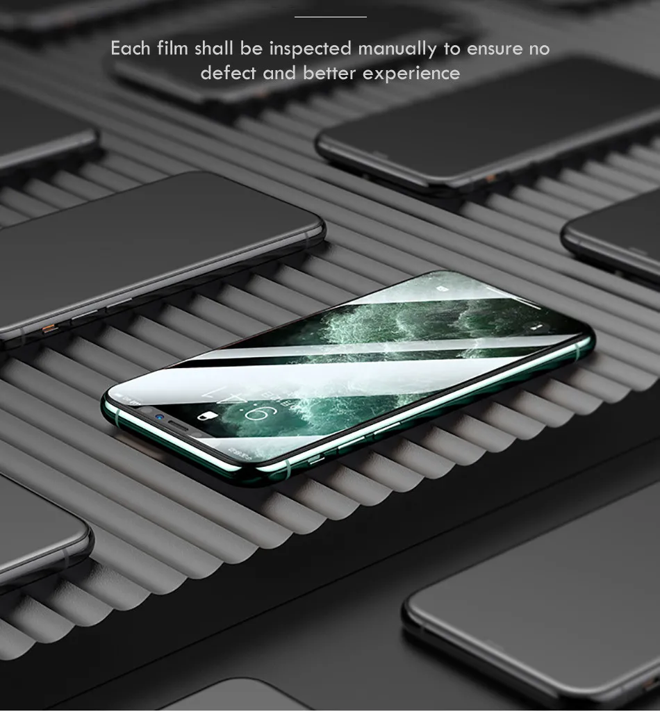200D полное покрытие стекло для iPhone 11 Pro Max закаленное стекло X XS Max XR Защитное стекло для экрана для iPhone 6 6s 7 8 Plus X пленка
