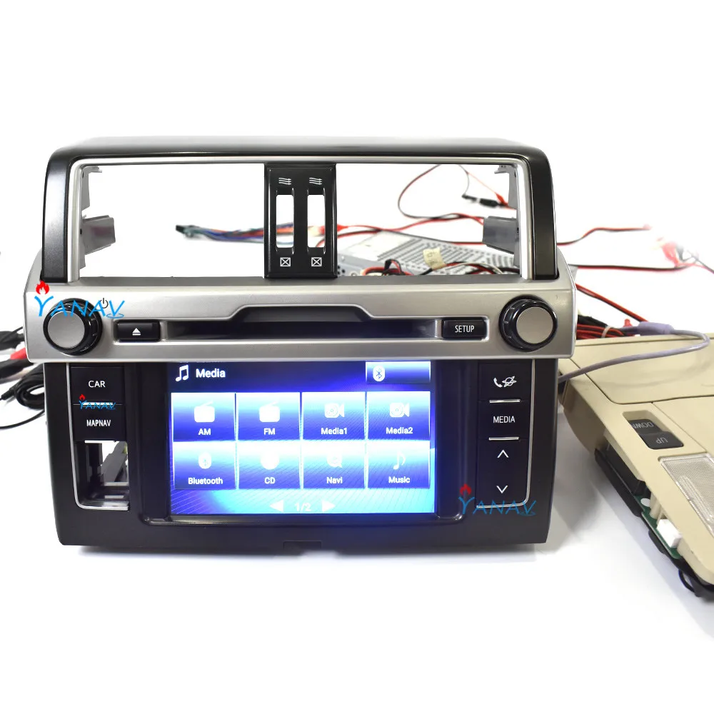 Автомобильный видеоинтерфейс Android для Toyota Prado 2016 2017 2018 2019 сенсорный экран