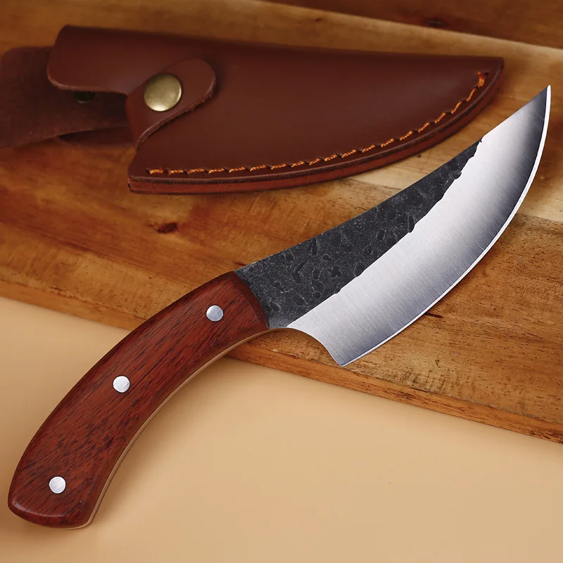 Deboning knife hand by chef Tang, sliced kitchen knife, high carbon steel outdoor knife
