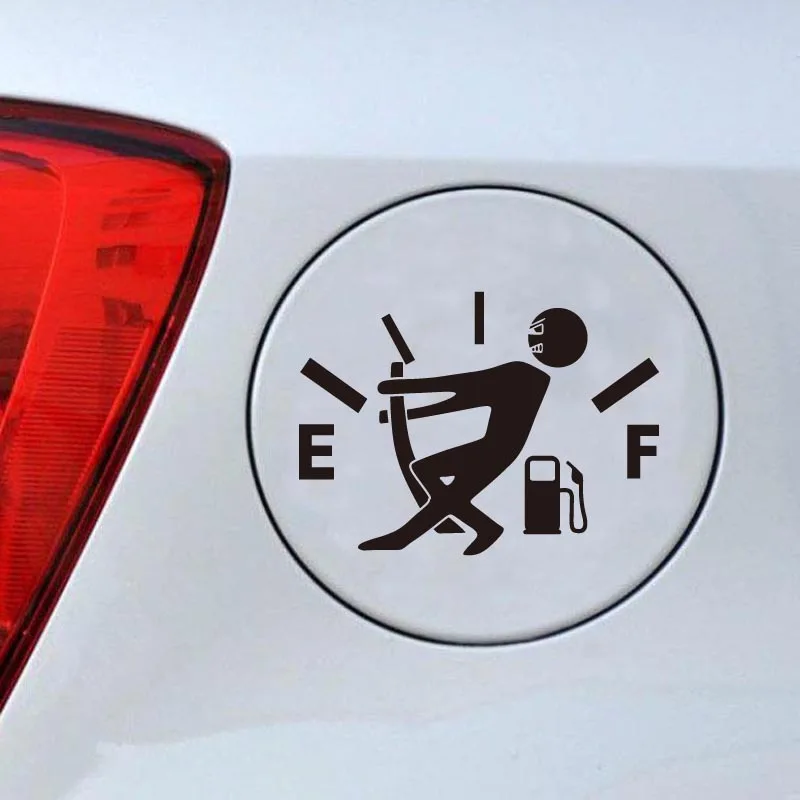 

1 Pcs Funny Pull Fuel Tank Pointer For Auto Car Reflective Vinyl Decal Sticker Decal Decor Black White Color