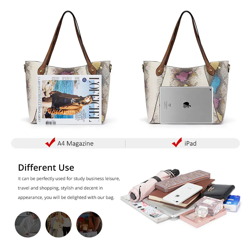 Kopen Realer Vrouwen Tas Set Handtassen Vrouwelijke Schoudertas Portemonnee Pu Leer Luxe Designer 2019 Fashion Hoge Kwaliteit Messenger Bag Zachte