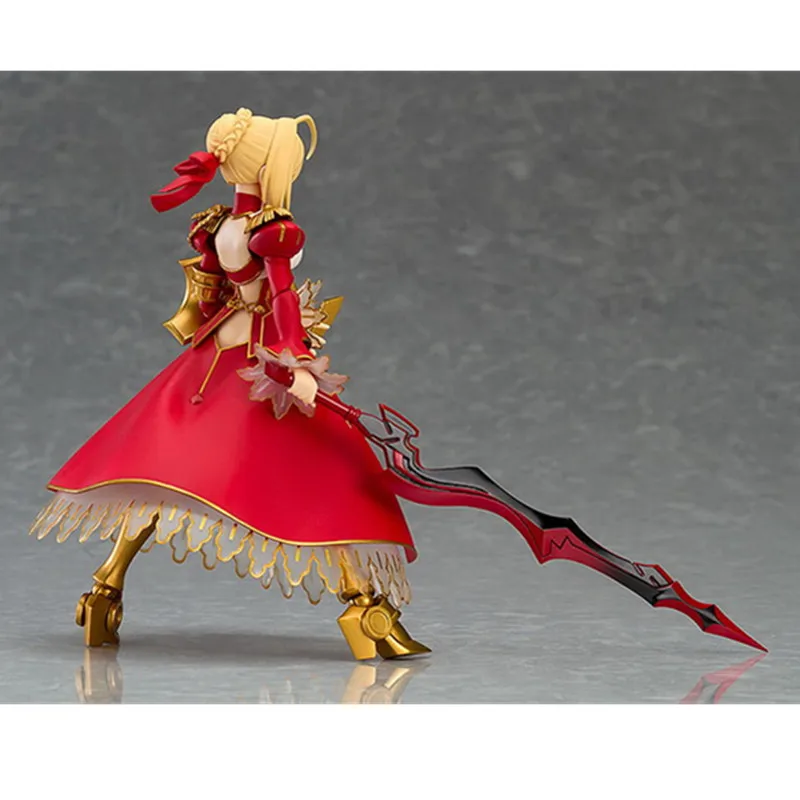 Fate Stay Night Fate Red Saber Nero Saber подвижные фигурки ПВХ Brinquedos Коллекционные Фигурки игрушки для подарка на Рождество A129